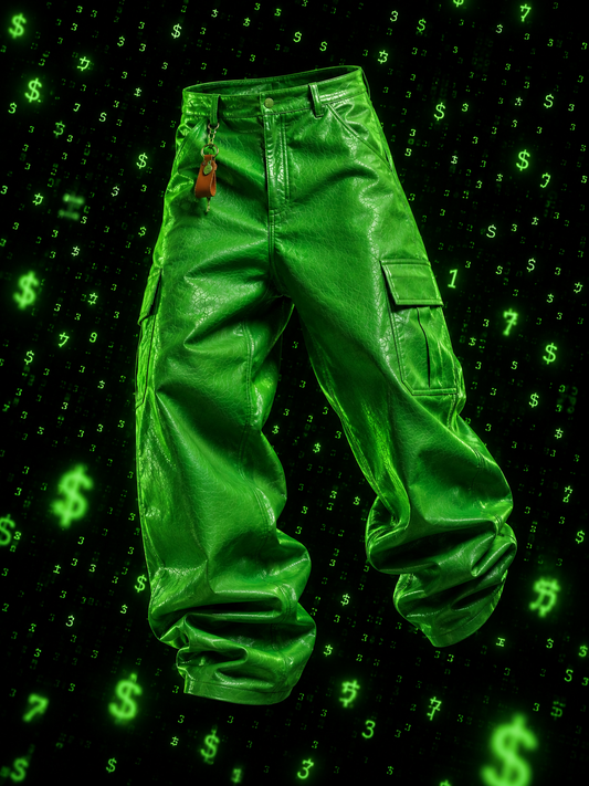 Matrix Leather Cargos — Drop 001